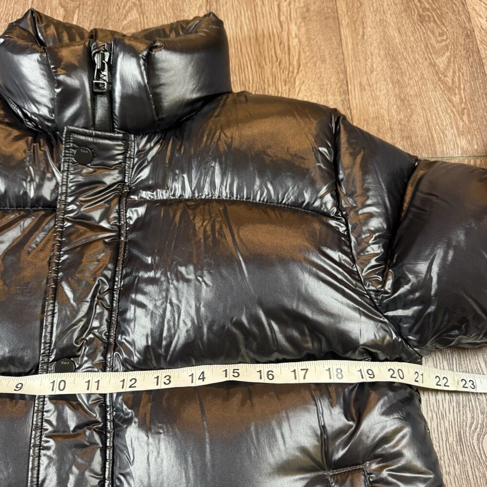 TNA Aritzia The Super Puff Shorty CliMATTE Jacket Black S **Missing Hoodie** - Picture 5 of 16